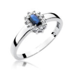 Inel Aur 14K cu Safir 0.30 ct - Imagine 5