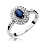 Inel Aur 14k cu Safir 0.70 ct - Imagine 5