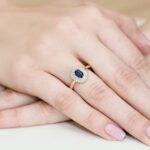 Inel Aur 14k cu Safir 0.70 ct - Imagine 4