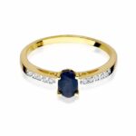 Inel Aur 14k cu Safir 0.70 ct - Imagine 2