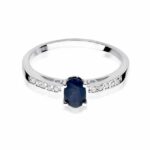 Inel Aur 14k cu Safir 0.70 ct - Imagine 3