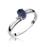 Inel Aur 14k cu Safir 0.70 ct - Imagine 5