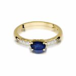 Inel Aur 14k cu Safir 0.70 ct - Imagine 2