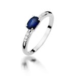 Inel Aur 14k cu Safir 0.70 ct - Imagine 5