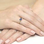 Inel Aur 14k cu Safir 0.70 ct - Imagine 4