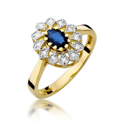 Inel Aur 14k cu Safir 0.70 ct