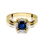Inel Aur 14k cu Safir 0.70 ct - Imagine 2
