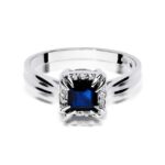Inel Aur 14k cu Safir 0.70 ct - Imagine 6