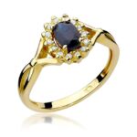 Inel Aur 14k cu Safir 0.70 ct
