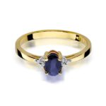 Inel Aur 14k cu Safir 0.70 ct - Imagine 2
