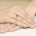 Inel Aur 14k cu Safir 0.70 ct - Imagine 4