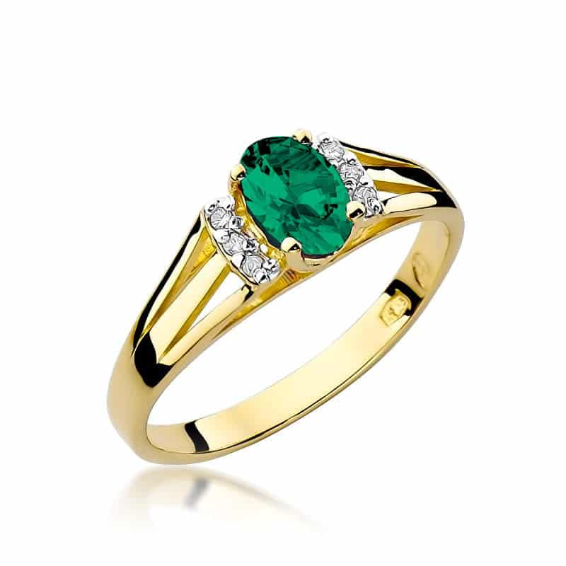 inel-aur-14k-cu-smarald-0-40-ct-si-diamante-0-05-ct_6911085.jpg Inel Aur 14K cu Smarald 0.40 ct si Diamante 0.05 ct - Imagine 1