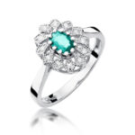 Inel Aur 14K cu Smarald 0.40 ct - Imagine 5