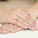 Inel Aur 14K cu Smarald 0.40 ct - Imagine 4