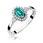Inel Aur 14K cu Smarald 0.40 ct - Imagine 5