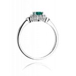 Inel Aur 14K cu Smarald 0.40 ct - Imagine 7