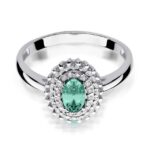 Inel Aur 14K cu Smarald 0.40 ct - Imagine 5