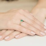Inel Aur 14K cu Smarald 0.80 ct - Imagine 4