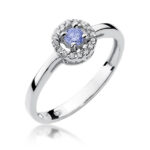 Inel Aur 14K cu Tanzanit 0.15 ct - Imagine 5
