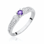 Inel Aur 14K cu Tanzanit 0.15 ct - Imagine 5