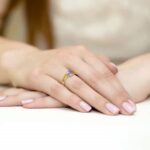 Inel Aur 14k cu Tanzanit 0.40 ct si Diamante 0.05 ct - Imagine 4