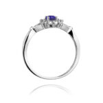 Inel Aur 14K cu Tanzanit 0.40 ct si Diamante 0.28 ct - Imagine 7