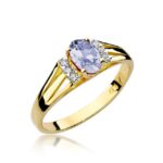 Inel Aur 14K cu Tanzanit 0.40 ct