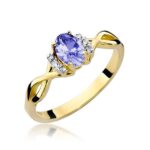 Inel Aur 14K cu Tanzanit 0.40 ct