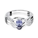 Inel Aur 14K cu Tanzanit 0.40 ct - Imagine 6