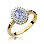 Inel Aur 14K cu Tanzanit 0.40 ct