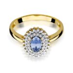 Inel Aur 14K cu Tanzanit 0.40 ct - Imagine 2