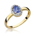 Inel Aur 14K cu Tanzanit 0.40 ct