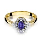Inel Aur 14K cu Tanzanit 0.40 ct - Imagine 2
