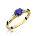 Inel Aur 14K cu Tanzanit 0.40 ct