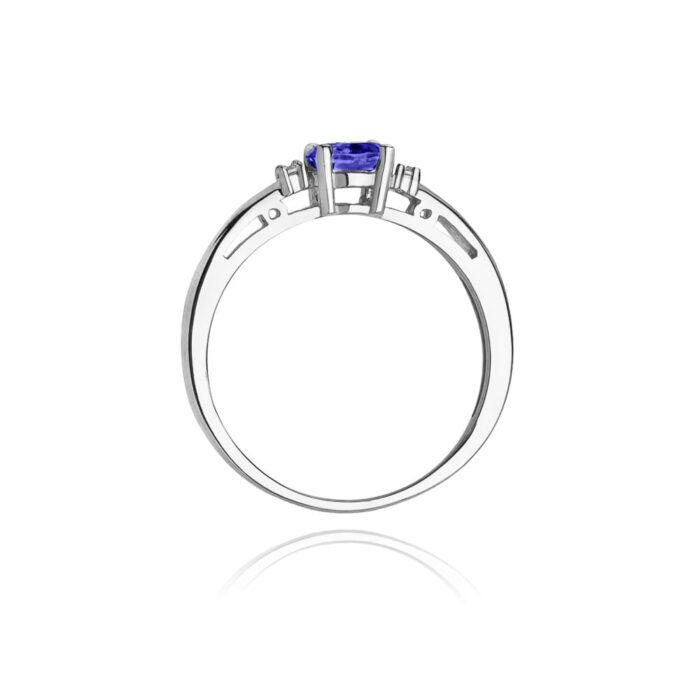 Inel Aur 14K cu Tanzanit 0.40 ct - Imagine 7