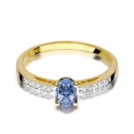 Inel Aur 14K cu Tanzanit 0.40 ct - Imagine 2