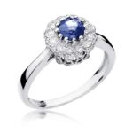 Inel Aur 14K cu Tanzanit 0.50 ct si Diamante 0.17 ct - Imagine 5
