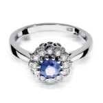 Inel Aur 14K cu Tanzanit 0.50 ct si Diamante 0.17 ct - Imagine 6