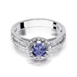 Inel Aur 14K cu Tanzanit 0.50 ct - Imagine 6
