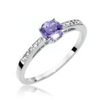 Inel Aur 14K cu Tanzanit 0.50 ct - Imagine 4