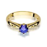 Inel Aur 14K cu Tanzanit 0.50 ct - Imagine 2