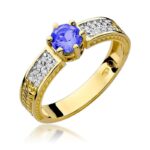 Inel Aur 14K cu Tanzanit 0.50 ct