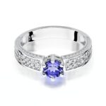 Inel Aur 14K cu Tanzanit 0.50 ct - Imagine 6