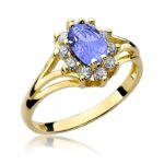 Inel Aur 14K cu Tanzanit 0.70 ct
