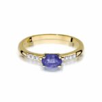 Inel Aur 14K cu Tanzanite 0.40 ct - Imagine 2