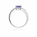 Inel Aur 14K cu Tanzanite 0.40 ct - Imagine 6