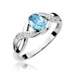 Inel Aur 14K cu Topaz 0.50 ct - Imagine 6