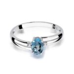 Inel Aur 14K cu Topaz 0.50 ct - Imagine 5