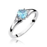 Inel Aur 14k cu Topaz 0.50 ct - Imagine 5