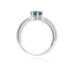 Inel Aur 14K cu Topaz 0.50 ct - Imagine 7